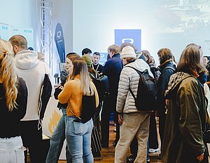 Bild von der X/Design Berufsmesse, Foto: Alex Heinitz